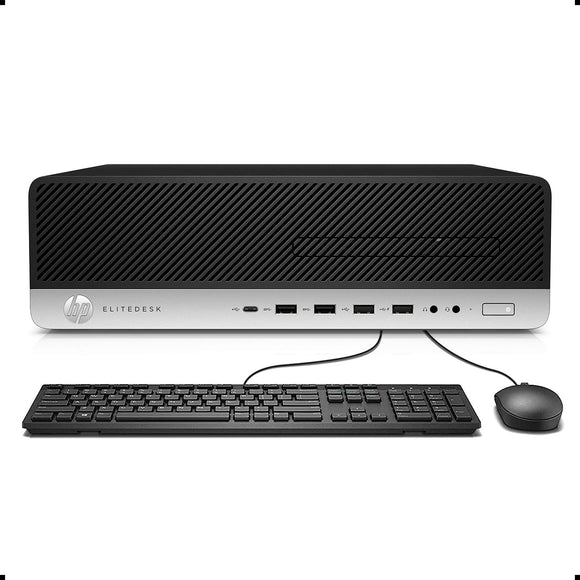 HP EliteDesk 800 G3 Small Form Factor Business PC - Intel® Core™ i5-7500@2.40Ghz - 16GB, 500GB SSD - (2) DISPLAY PORT, (1) VGA - Windows 10 Pro - Grade A