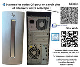 HP desktop computer setup ideal for home office, students, or small business

