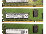 Micron 64GB DDR4-2666 ECC RDIMM 4x16GB PC4-21300 Server RAM | Ordi St-Joseph