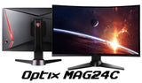 MSI Optix MAG24C 24"  Full HD 1920 x 1080 144Hz Refresh Rate Curved Gaming Monitor / HDMI / DISPLAY / DVI - GRADE A