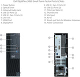 Dell OptiPlex 3060 SFF Desktop Intel Core i5-8500 @3.00GHz - 16GB RAM - 512GB SSD - HDMI - DISPLAY PORT - VGA - Win11 Pro - Grade A