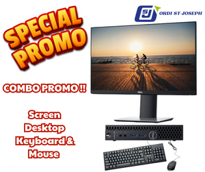 🎉 Combo Alert: 22" Monitor + Dell OptiPlex 3060 Micro🎉 Intel Core i5-8500T@2.10Ghz 8GB 256GB SSD - HDMI & Display Port - Win 11 Pro