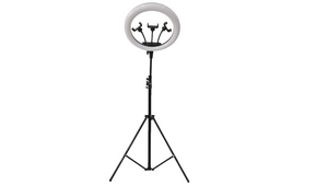 14'' Selfie Ring Light avec trépied et support de téléphone portable 3X